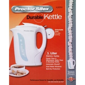 Proctor Silex Durable Electric Kettle, 1 Liter