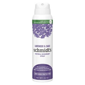 Schmidt's Natural Deodorant Spray for Women and Men, 3.2 OZ