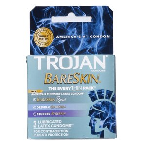 Trojan BareSkin, The EveryThin Pack Condoms, 3 CT