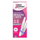 First Response Triple Check Pregnancy Test Kit, 3 CT, thumbnail image 1 of 6