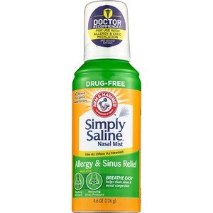 Simply Saline - Vapor nasal para alivio de alergias y senos nasales