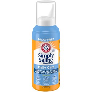 Arm & Hammer Simply Saline Nasal Care Daily Mist, 4.5 Oz , CVS