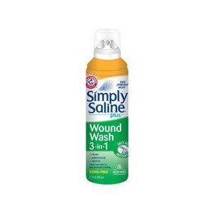 Church and Dwight Simply Saline 3-in-1 Wound Wash 7.1 OZ