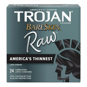 Trojan BareSkin Raw Condoms, 24 CT