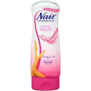 Nair Hair Baby Oil - Loción para eliminar el vello, 9.0 oz