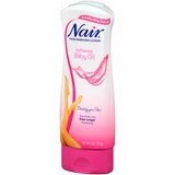 Nair Hair Remover Lotion, Softening Baby Oil, thumbnail image 3 of 6