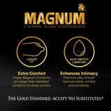 Trojan Magnum Thin Lubricated Latex Condoms, thumbnail image 4 of 4