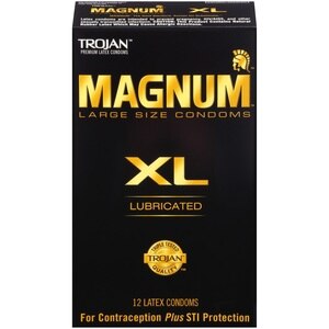  Trojan Magnum Xl Condoms Lubricated Latex 