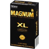 Trojan Magnum XL Lubricated Latex Condoms, 12 CT, thumbnail image 3 of 5