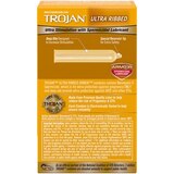 Trojan Ultra Ribbed Spermicidal Condoms, 12 CT, thumbnail image 4 of 5