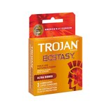 Trojan Ecstasy UltraSmooth Ultra Ribbed Premium Latex Condoms, 10 CT, thumbnail image 2 of 4