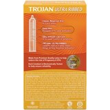 Trojan Condoms Ultra Ribbed Lubricated Latex, thumbnail image 4 of 5