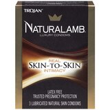 Trojan Naturalamb Skin-to-Skin Condoms, 3 CT, thumbnail image 1 of 1