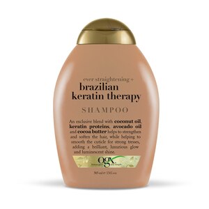 OGX Ever Straight Brazilian Keratin Therapy - Champú, 13 oz