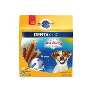 Pedigree Dentastix Original Small/Medium Treats For Dogs , 25 Ct - 14.1 Oz , CVS