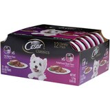 Cesar Canine Cuisine Variety Pack Filet Mignon & Porterhouse Steak Dog Food, 12 CT, thumbnail image 1 of 5