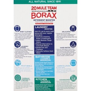 20 mule team borax detergent booster multi purpose household