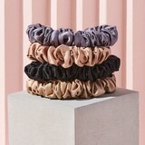 The Hair Edit Ruched Ribbon Scrunchies, 4CT, thumbnail image 5 of 5