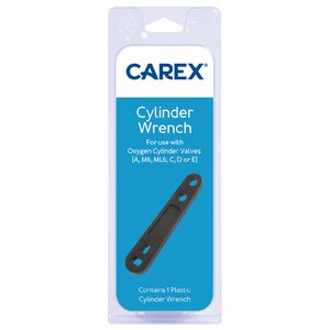 Carex Oxygen Cylinder Wrench, For Oxygen Cylinder Valves(A, M6, ML6, C, D, E) , CVS