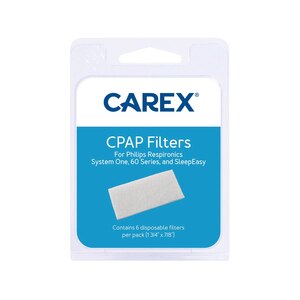 Carex CPAP Filters For Philips Respironics System One, 60 Series, And SleepEasy Machines, 6 Ct , CVS