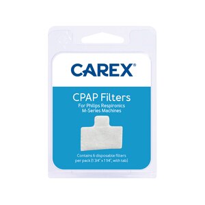 Carex CPAP Ultra Fine Filters, Philips M Series, 6 CT