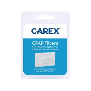 Carex CPAP Filters For ResMed AirSense 10, AirCurve 10, S9 Series, 6 CT