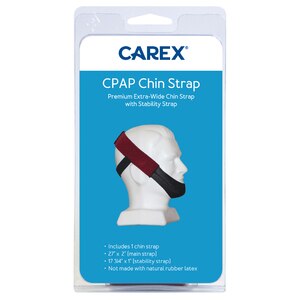 Carex Premium Chin Strap For Sleeping, Extra Wide, With Stability Strap