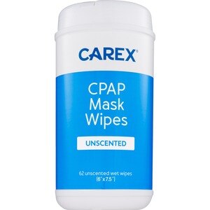 Carex CPAP Mask Wipes, Unscented, 62 Ct , CVS