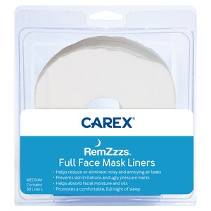 Carex Remz Full Face Mask Liner For CPAP Mask, 30 Ct , CVS
