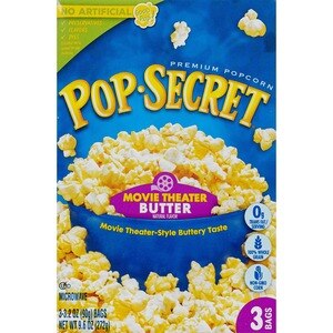 Pop-Secret Movie Theater Butter Popcorn, 3 Ct - 3.2 Oz , CVS