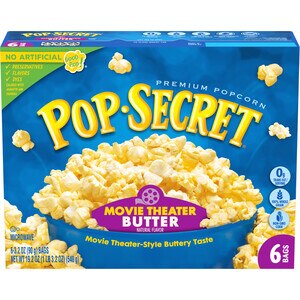 Pop Secret Movie Theatre Butter Microwave Popcorn, 6 CT