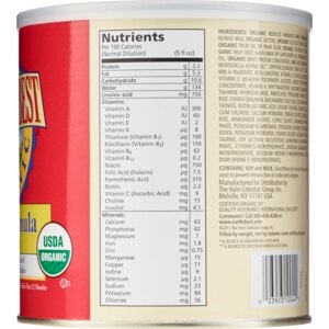 earth's best organic infant formula with iron 23.2 oz