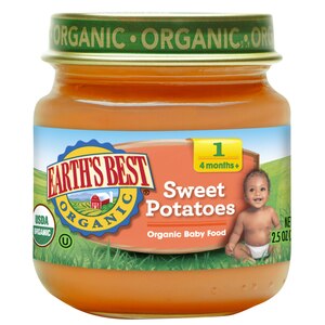  Earth's Best Organic Baby Food Sweet Potatoes 