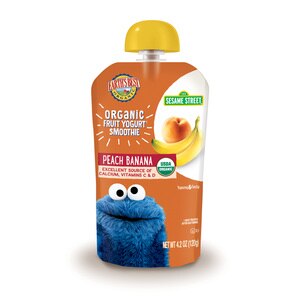  Earth's Best Sesame Street Yogurt Smoothie Peach Banana 