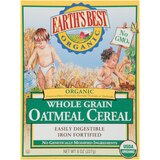 Earth's Best, Organic Whole Grain Oatmeal Cereal, 8 oz Box, thumbnail image 1 of 6