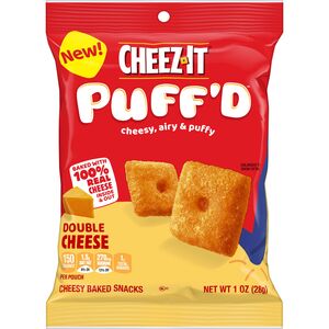 Cheez-It Puff'd Double Cheese Puffed Snack Crackers, 1 Oz , CVS