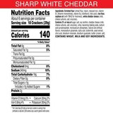 Cheez-It Grooves Sharp White Cheddar Cheese Crackers, 6 oz, thumbnail image 2 of 3