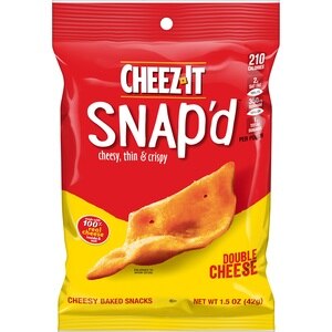 Cheez-It Cheesy Baked Snacks, Double Cheese, 1.5 Oz , CVS