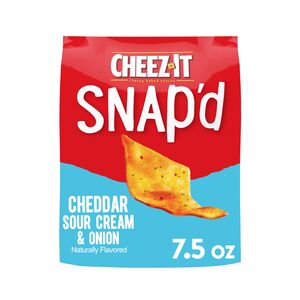 Cheez-It Snap'd Cheddar Sour Cream & Onion Thin Cheese Cracker Chips, 7.5 Oz , CVS