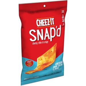  Cheez-it Snap'd Cheesy Baked Snacks, 3.6 OZ 