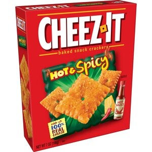 Cheez-It Baked Snack Cheese Crackers, Hot & Spicy, 7 Oz , CVS