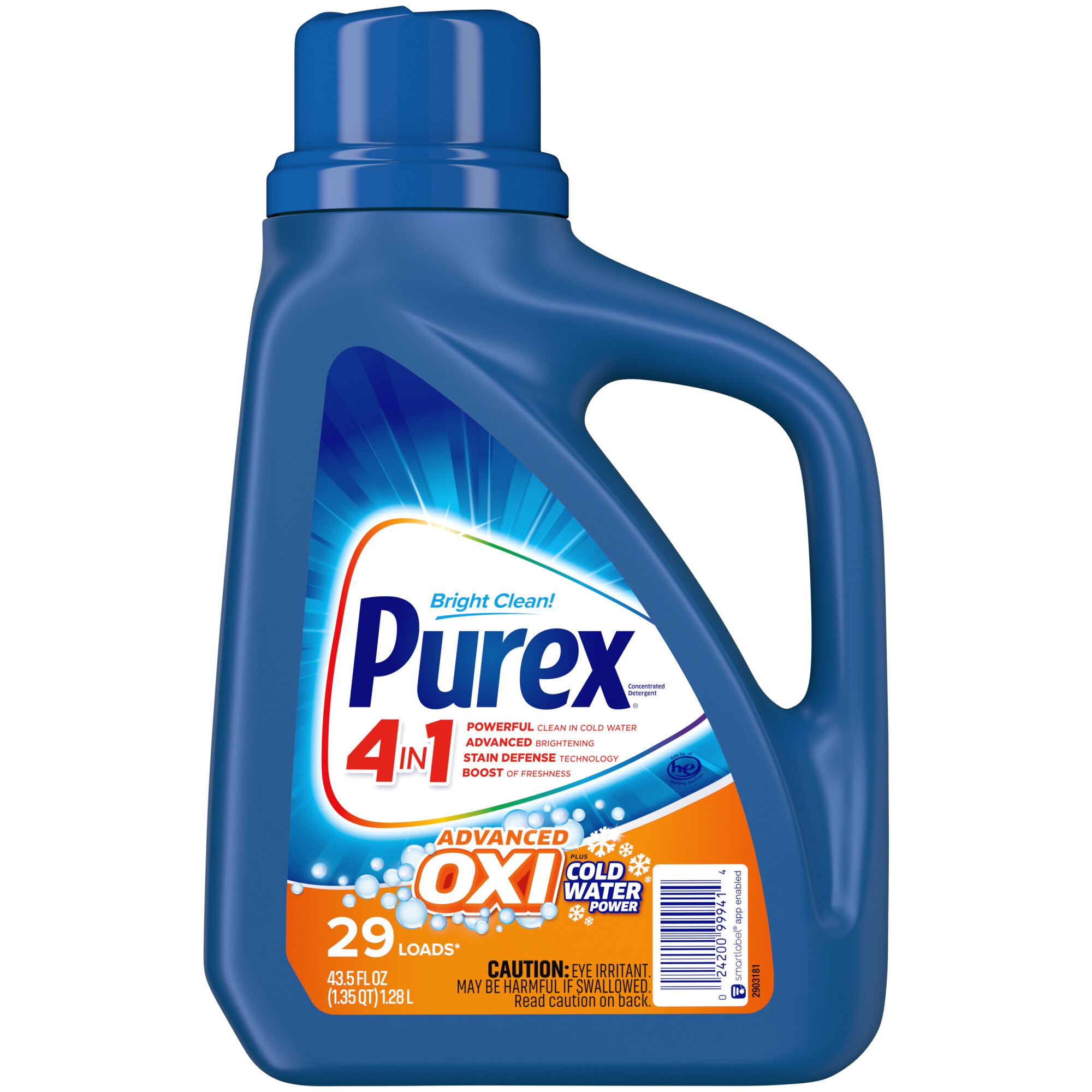 Purex Liquid Laundry Detergent Plus Oxi, Fresh Morning Burst, 43.5 Fl Oz, 24 Loads - 43.5 Oz , CVS