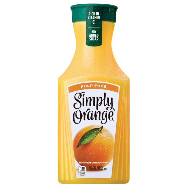 Simply Orange Pulp Free Orange Juice, 52 OZ CVS Pharmacy
