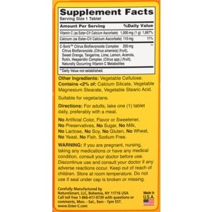 Ester C Vitamin C Tablets 1000mg 60ct