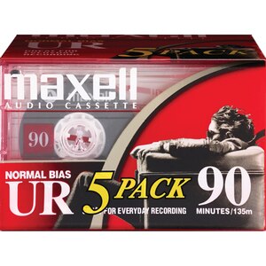 Maxell Audio Cassette Normal Bias Ur 90 Minutes - 5 Ct , CVS