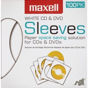 Maxell CD & DVD Sleeves - 100 , CVS