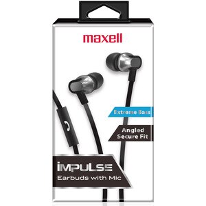 Maxell Impulse Earbuds, White , CVS