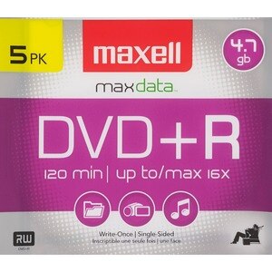 Maxell DVD+R 4.7 GB Discs , CVS