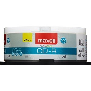 Maxell CD-R 80 Min, 25 Pack - 25 Ct , CVS