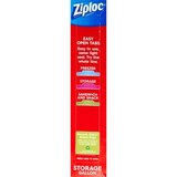 Ziploc Brand Storage Gallon Bags, Large Storage Bags for Food, 19 ct, thumbnail image 3 of 3